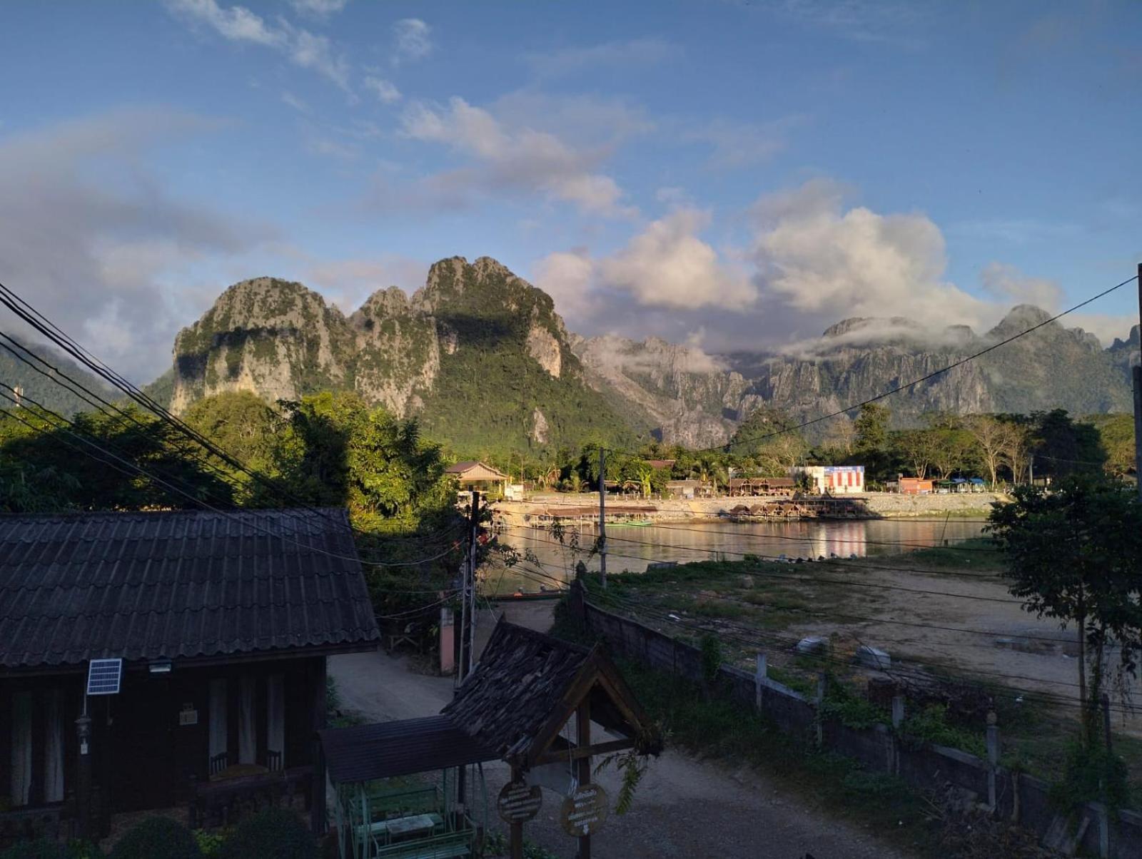 Bungalows Le Jardin Vangvieng Vang Vieng Extérieur photo